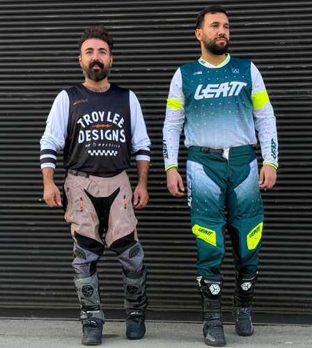 ست کراسی و اندرو Troy Lee Designs و LEATT پارچه Mesh Ventilated