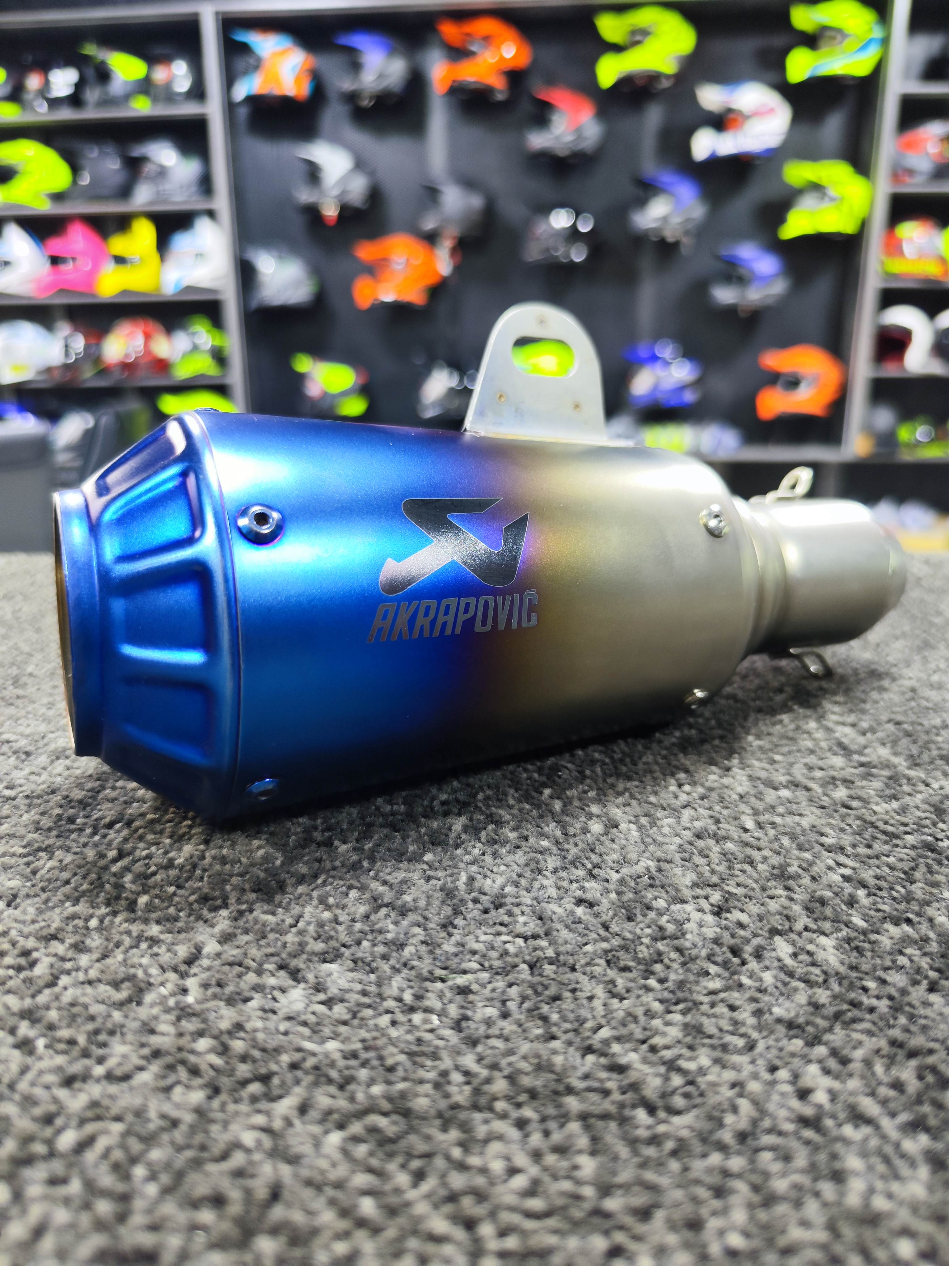 اگروز اسپرت برند AKRAPOVIC مدل Style Burnt Titanium Exhaust Slip-On صدای بم
