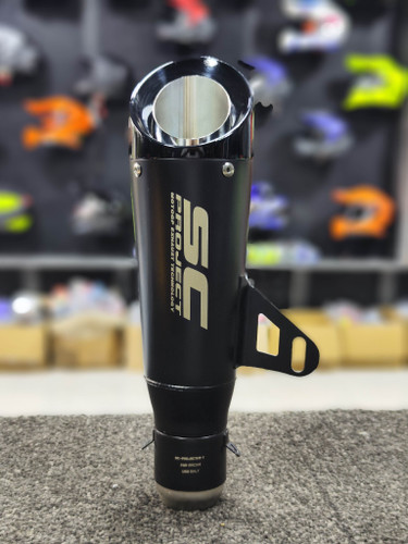 اگزوز اسپرت برند SC Project مدل Racing Gloss Black Exhaust صدای بم