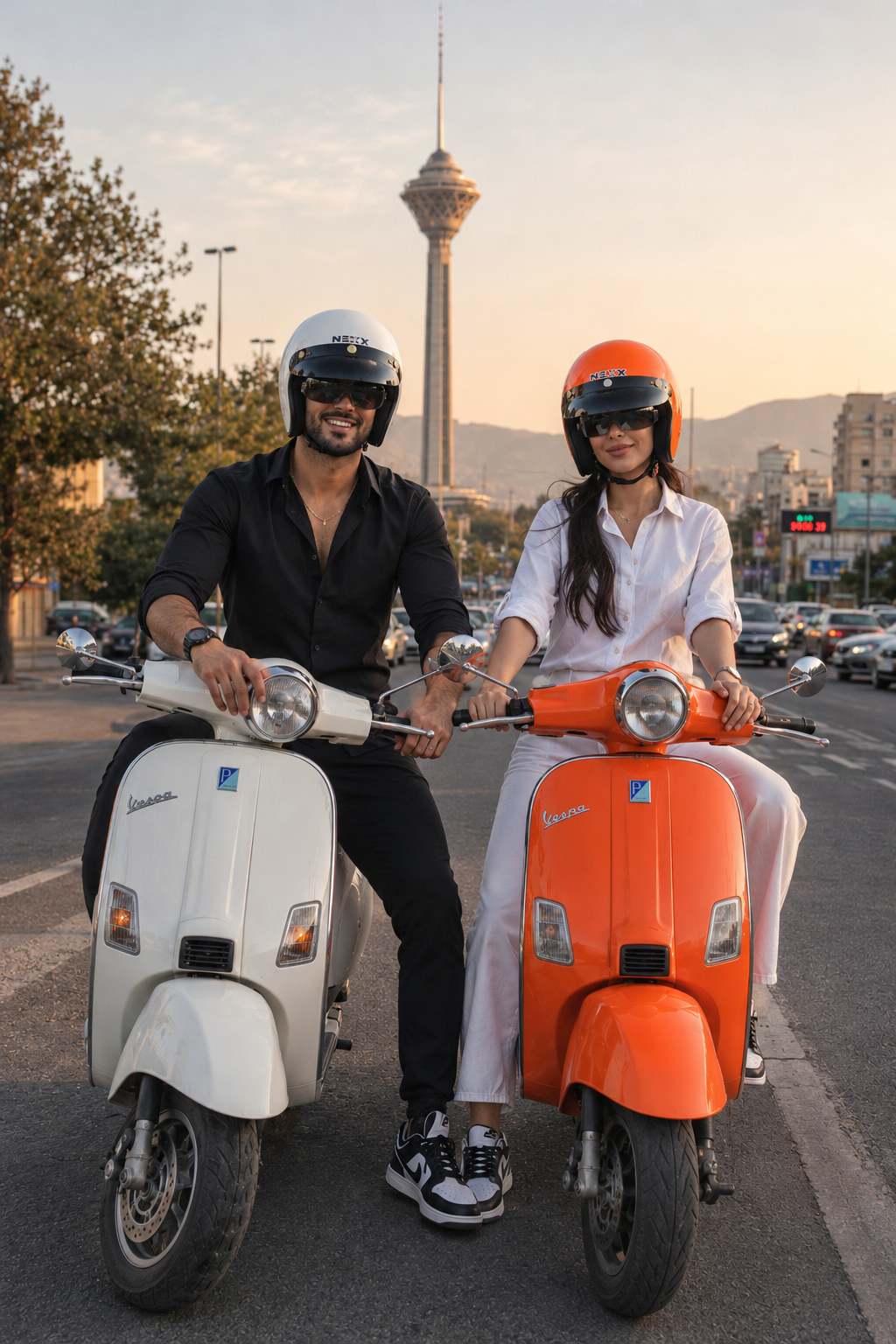 کلاه کاسکت وسپا برند NEXX مدل X.G10 اورجینال