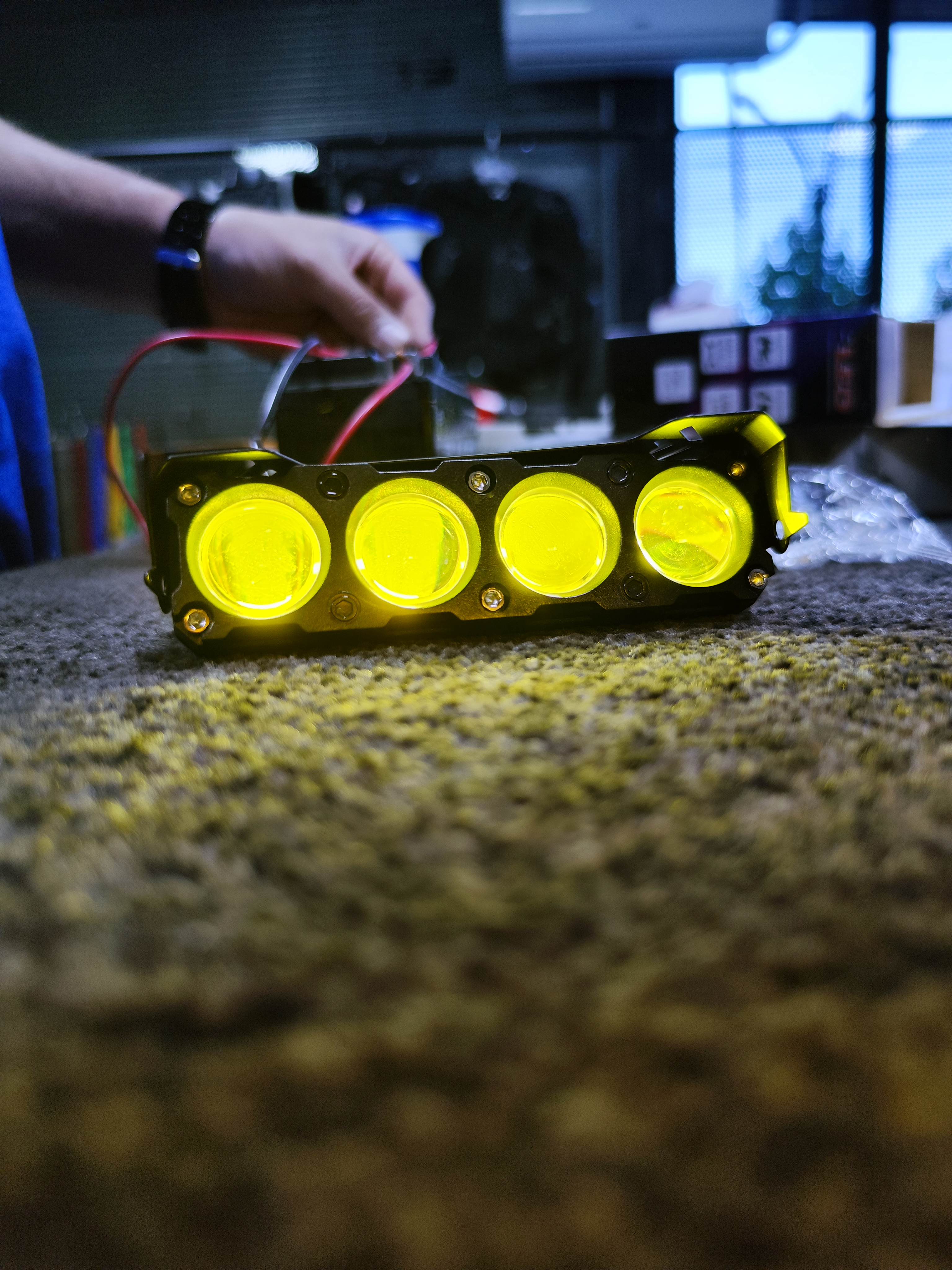 چراغ LED چهار لنزه تک لاین